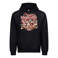 Black my heart is on that field Urban Hoodie - FaDigitalArtStudio