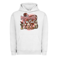 Pigment Lunar Rock my heart is on that field Urban Hoodie - FaDigitalArtStudio