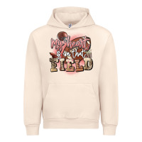 Sandshell my heart is on that field Urban Hoodie - FaDigitalArtStudio