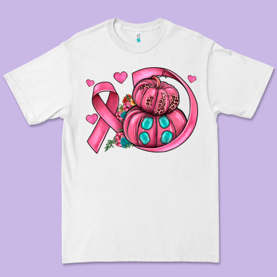 Cancer Ribbon Pumpkins Premium Tee Designed By Jahusdesignshop