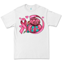 White cancer ribbon pumpkins Premium Tee - JahusDesignShop