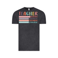 Vintage Black retro teacher Vintage Tee - MaliasSmallBusiness
