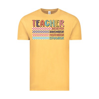 Vintage Mustard retro teacher Vintage Tee - MaliasSmallBusiness