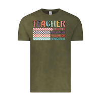 Vintage Olive retro teacher Vintage Tee - MaliasSmallBusiness
