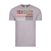 Vintage Zinc retro teacher Vintage Tee - MaliasSmallBusiness