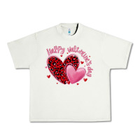 Pistachio happy valentine's day hearts Urban Heavy Tee - MaliasSmallBusiness