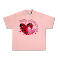Salmon happy valentine's day hearts Urban Heavy Tee - MaliasSmallBusiness