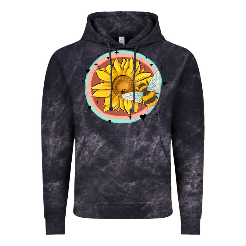 Bee And Sunflower Vintage Hoodie by MaliasSmallBusiness | Teevron
