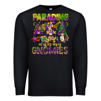Black parading with my gnomies mardi gras Premium Sweatshirt - CowGirlArtShop