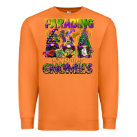 Carrot parading with my gnomies mardi gras Premium Sweatshirt - CowGirlArtShop