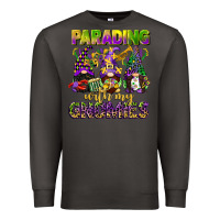Smoke parading with my gnomies mardi gras Premium Sweatshirt - CowGirlArtShop