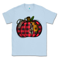Dusty Blue Buffalo Pumpkin Classic Tee - CowhideDigitalArt