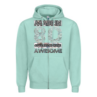 Seafoam Born in 1980 Womens Zipper Hoodie - Bettercallsaul