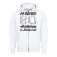 White Born in 1980 Womens Zipper Hoodie - Bettercallsaul