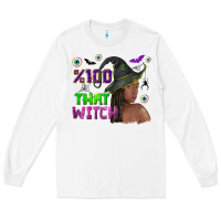 White 100 that witch Long Sleeve Tee - NancyCooperArtShop