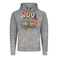 Cloud Rock 100 days of making a difference Vintage Hoodie - MaliasSmallBusiness