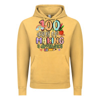 Vintage Mustard 100 days of making a difference Vintage Hoodie - MaliasSmallBusiness