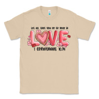 Mushroom let all that you do be done in love 1 corinthıans Classic Tee - MaliasSmallBusiness