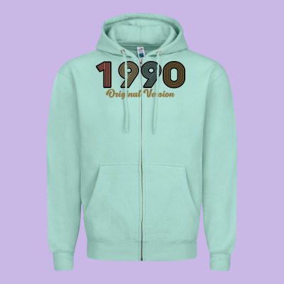 Womens 30 Years Old 1990 Zipper Hoodie Designed By Bettercallsaul