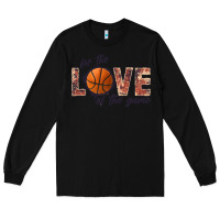 Black basketball love of the game Long Sleeve Tee - JahusDesignShop