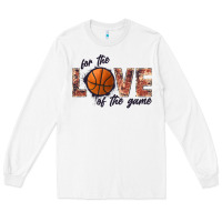 White basketball love of the game Long Sleeve Tee - JahusDesignShop