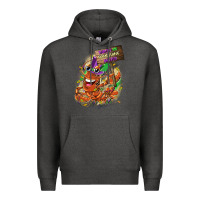 Charcoal Heather throw me something mister Premium Hoodie - CowGirlArtShop