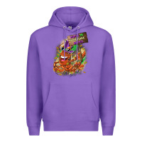 Purple throw me something mister Premium Hoodie - CowGirlArtShop