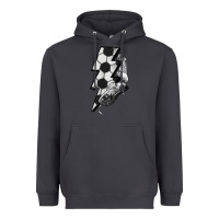 Smoke Lightning bolt Soccer Heavyweight Hoodie - HowdyJamesFarm