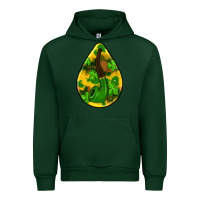 Forest Green st.patrick's teardrop earrings Urban Hoodie - FaDigitalArtStudio