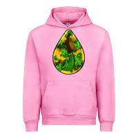 Fuchsia Pink st.patrick's teardrop earrings Urban Hoodie - FaDigitalArtStudio