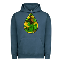 Pigment Midnight Navy st.patrick's teardrop earrings Urban Hoodie - FaDigitalArtStudio