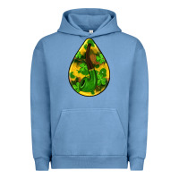 Pigment Pebble Blue st.patrick's teardrop earrings Urban Hoodie - FaDigitalArtStudio