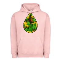 Pigment Salmon st.patrick's teardrop earrings Urban Hoodie - FaDigitalArtStudio