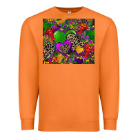 Carrot mardi gras hearts Premium Sweatshirt - CowGirlArtShop