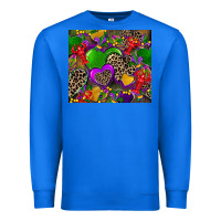 True Royal mardi gras hearts Premium Sweatshirt - CowGirlArtShop