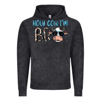 Vintage Black holy cow i'm bro Vintage Hoodie - MaliasSmallBusiness