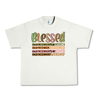 Pistachio retro blessed redeemed quotes Urban Heavy Tee - MaliasSmallBusiness