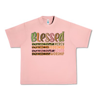 Salmon retro blessed redeemed quotes Urban Heavy Tee - MaliasSmallBusiness