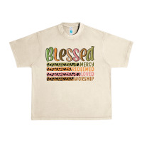 Sandshell retro blessed redeemed quotes Urban Heavy Tee - MaliasSmallBusiness