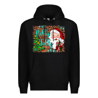Black holly jolly Premium Hoodie - JahusDesignShop