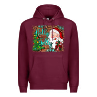 Burgundy holly jolly Premium Hoodie - JahusDesignShop