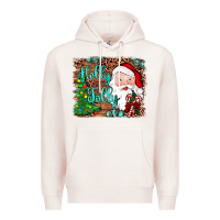 Pale Pink holly jolly Premium Hoodie - JahusDesignShop
