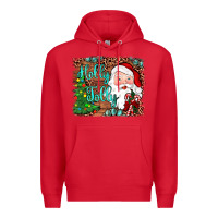 Red holly jolly Premium Hoodie - JahusDesignShop