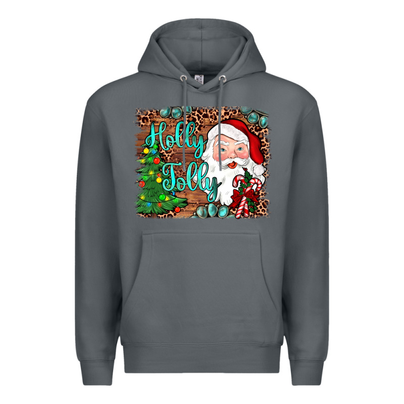 Holly Jolly Premium Hoodie by JahusDesignShop | Teevron