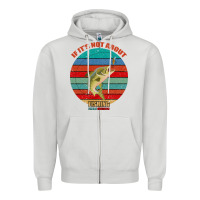 Dove Grey If It's Not About Fishing I'm Not Interested Zipper Hoodie - Bettercallsaul