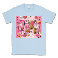 Dusty Blue cafecito y chisme valentine's day Classic Tee - MaliasSmallBusiness
