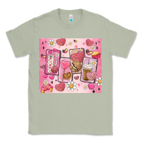 Matcha cafecito y chisme valentine's day Classic Tee - MaliasSmallBusiness