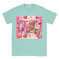 Seafoam cafecito y chisme valentine's day Classic Tee - MaliasSmallBusiness