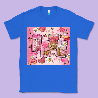 Cafecito Y Chisme Valentine's Day Classic Tee Designed By Maliassmallbusiness