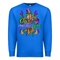 True Royal mardi gras fleur de lis Premium Sweatshirt - CowGirlArtShop